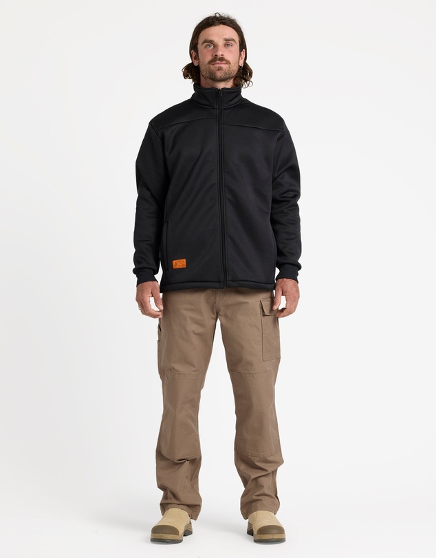 Volcom - Mens Volcom Workwear Bonded Zip Fleece Jacket