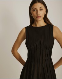 Atmos&Here - Anna Pintuck Maxi Dress
