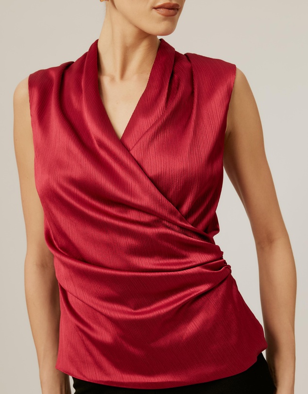 Tussah - Drape Neck Top