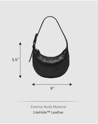 Fossil - Harwell Black Hobo Bag