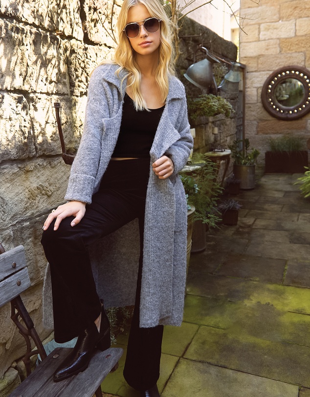 Belle & Bloom - Born To Run Sweater Coat