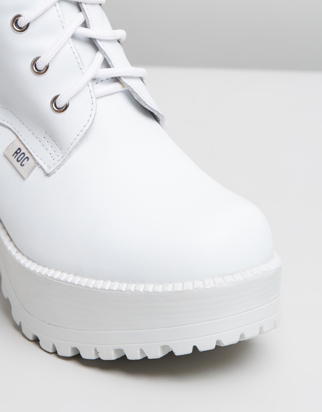 ROC Boots Australia - Lash Leather Platform Boots