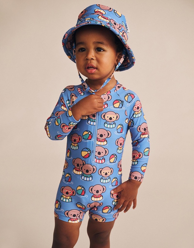 Huxbaby - Kel Koala Swimsuit Shorties - Babies-Kids