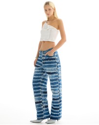 THE TALES - The Tales Reworked Panelled Denim Jeans