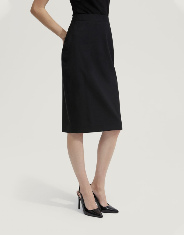 Oxford - Peggy Wool Stretch Suit Skirt