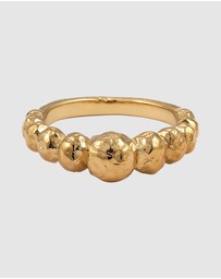 Haze & Glory - ICONIC EXCLUSIVE - Ring Bubble 925 Sterling Silver Gold-Plated