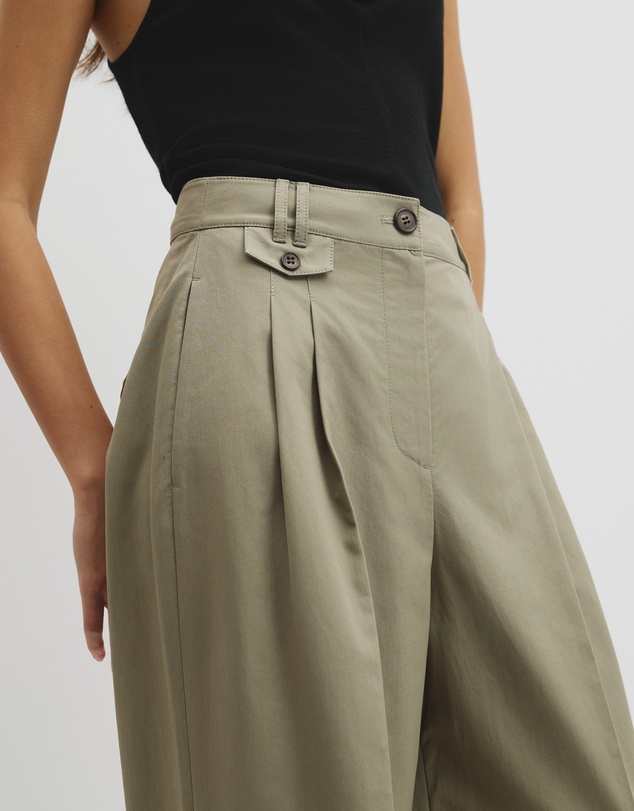 Country Road - Cotton Blend Pleat Front Pant