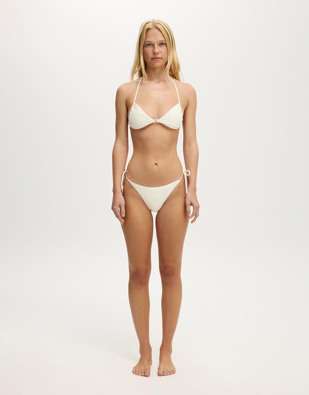 Cotton On Body - Side Gather Halter Bikini Top