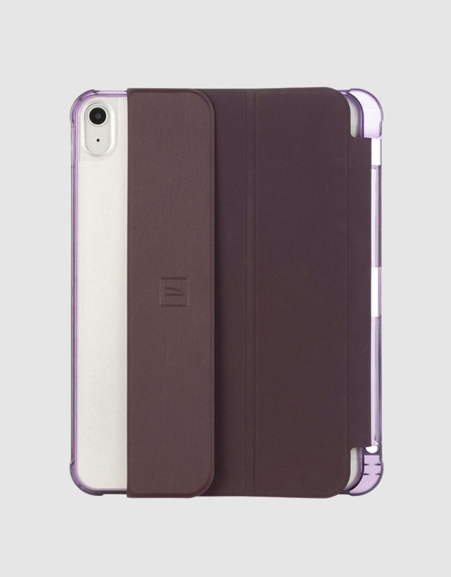 Tucano - Tucano Satin Folio Case Plum for iPad 10th Gen 10.9 2022 with Pencil Holder and Stand
