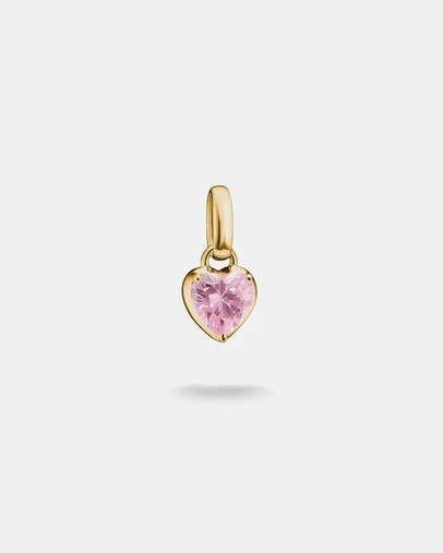 THOMAS SABO - Gold-Plated January Birthstone Charm