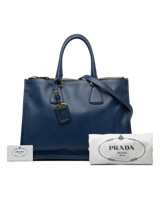 Pre-Loved by Azura Reborn - Pre-Loved Saffiano Double Zip Open Convertible Tote