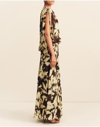 Shona Joy - Benny Off Shoulder Blouson Maxi Dress
