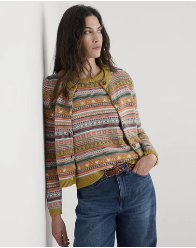 Seasalt - Seasalt Cornwall Multi Cove Cottage Cardigan