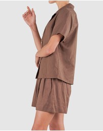 Amelius - Cancun Linen Bowling Shirt