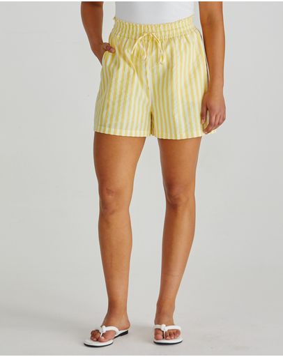 Yellow White Stripe