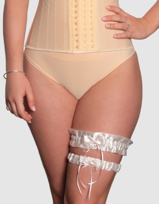 B Free Intimate Apparel - Deluxe Bridal Garter Set