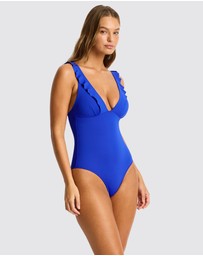 Sea Level Australia - Essentials Frill One Piece