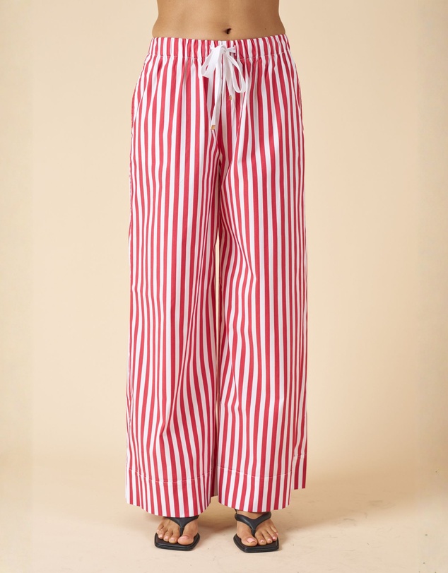 CAMIXA - Palazzo Wide Leg Striped Pants