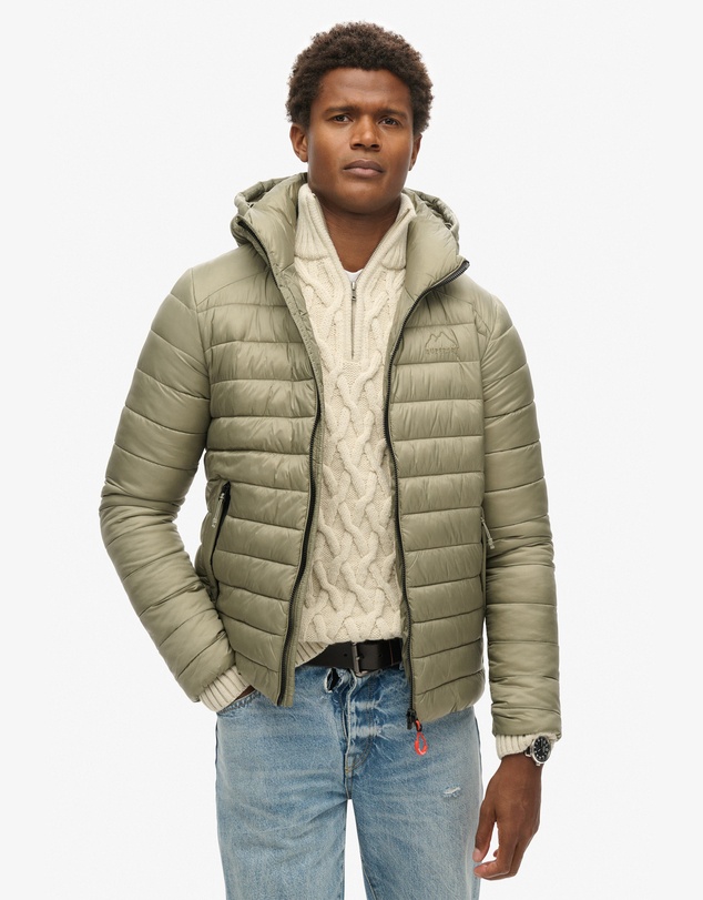 Superdry - Hooded Fuji Sport Padded Slim Fit Jacket