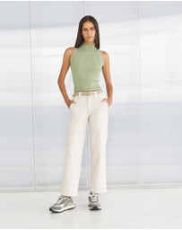 DRICOPER DENIM - Marfa Cream Trousers