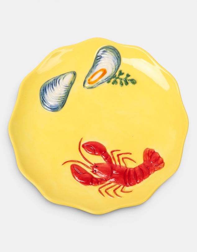La La Land - Seaview Stoneware Lobster Plate