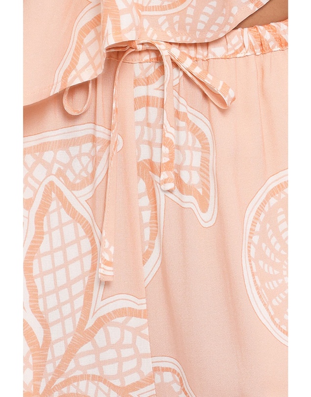Petal & Pup - Lira Tie Waist Pant - Peach Floral