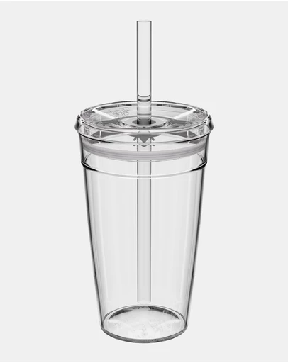 KeepCup - Original Cold Cup 16oz Reusable Coffee Cup with Straw Lid