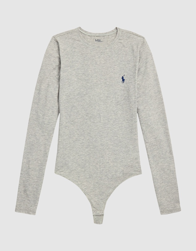 Polo Ralph Lauren - Club Cotton Long Sleeve Bodysuit Top