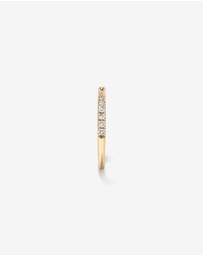 Michael Hill - 0.25 Carat TW Diamond Open Wedding Band in 14kt Yellow Gold