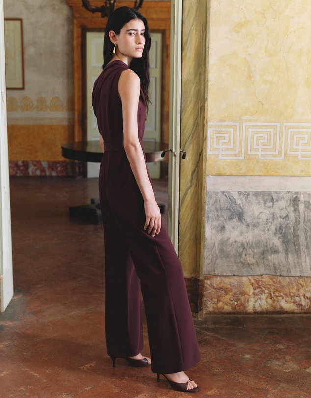 M.N.G - Asymmetrical Belted Jumpsuit