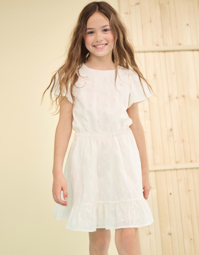 NONO - Mirabel Embroidered Dress - Kids-Teens