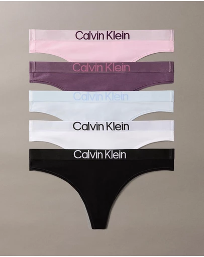 Calvin Klein - 5-Pack Cotton Stretch Thong