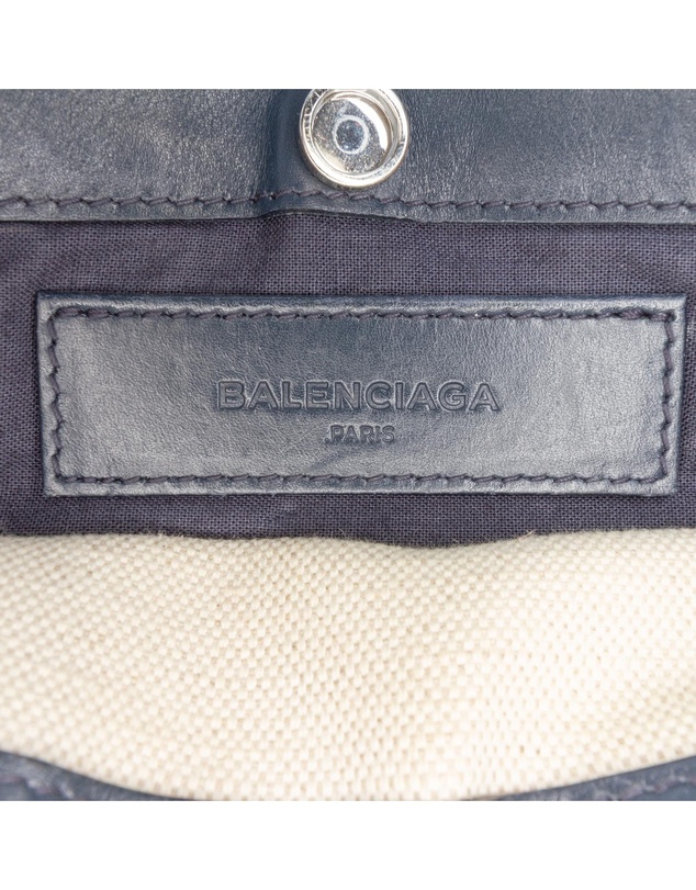 Pre-Loved by Azura Reborn - Pre-Loved Canvas Navy Pochette Crossbody