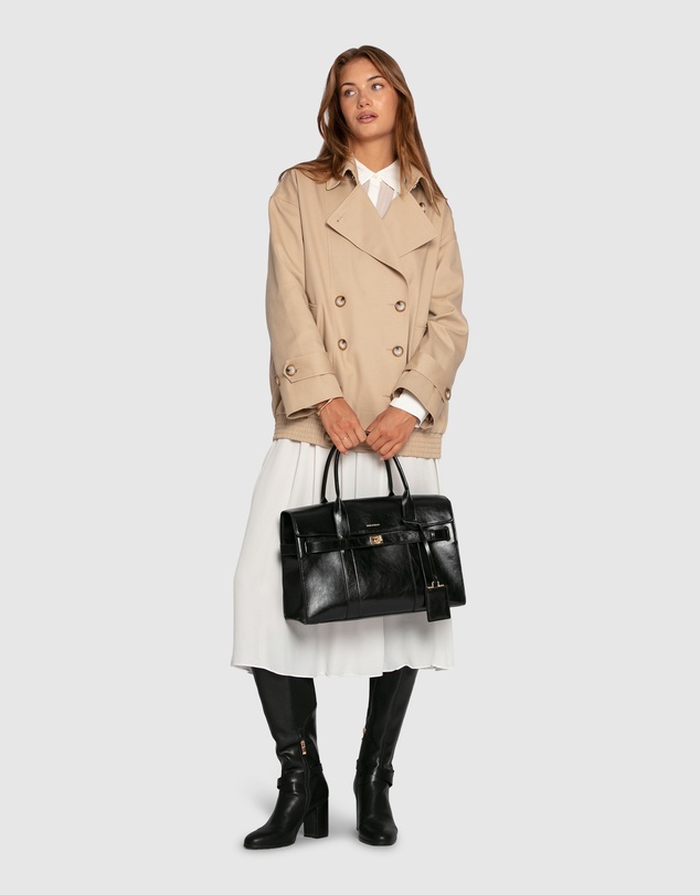 Belle & Bloom - Weekend Trench Bomber Jacket