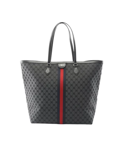 Balenciaga - Pre-Loved The Hacker Project Large BB Supreme Ophidia Tote