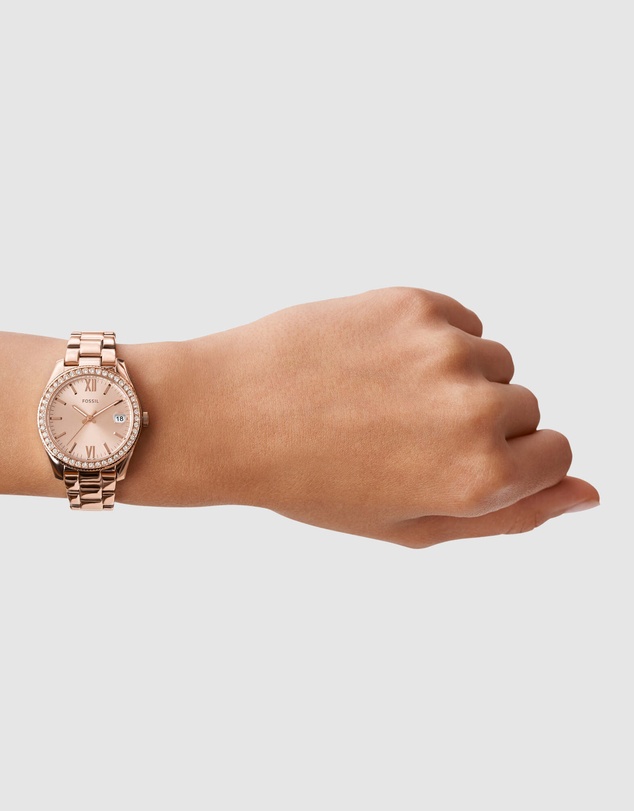 Fossil - Scarlette Rose Gold-Tone Analogue Watch ES4318