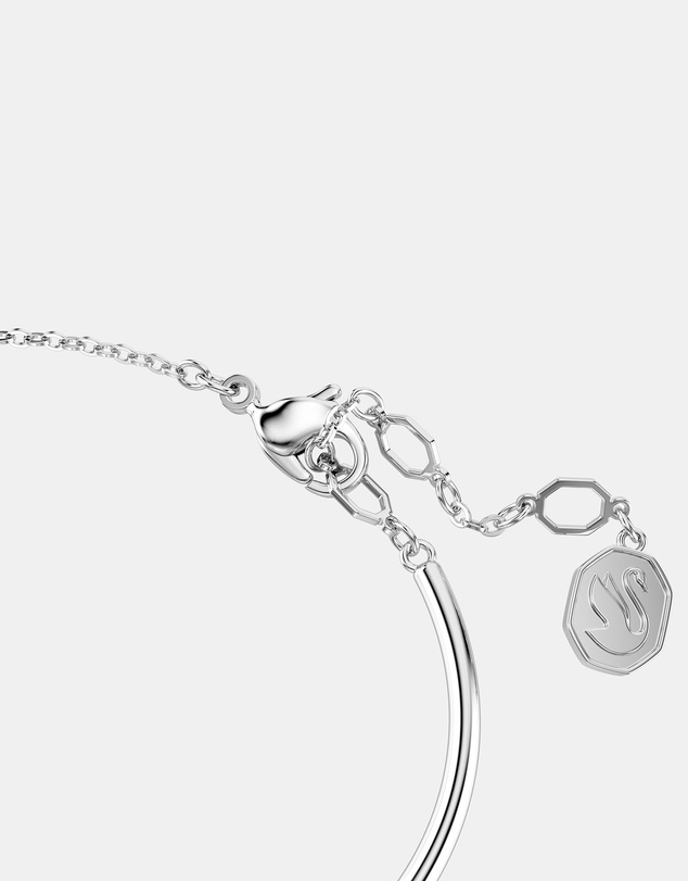 Swarovski - Constella Bangle, Round Cut, Dancing Stone, White, Rhodium Plated