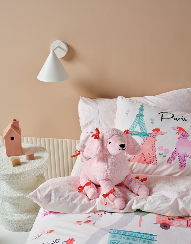 Linen House Kids - Paris Poodle Novelty Cushion