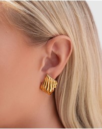 Nialaya Jewellery - Women's Geometric Wing Earrings