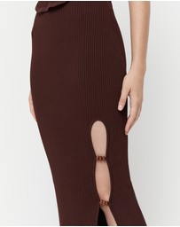 FRIEND of AUDREY - Beaded Knit Skirt
