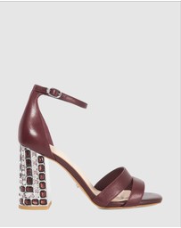 Dune London - Majestical - Burgundy