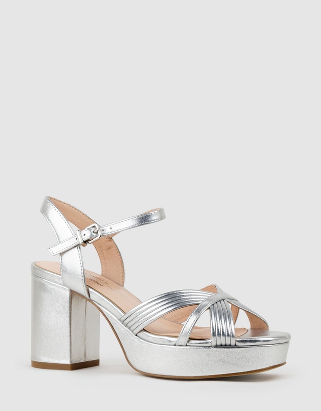 Edward Meller - RAYNE80 Strappy Crossover Platform Sandal