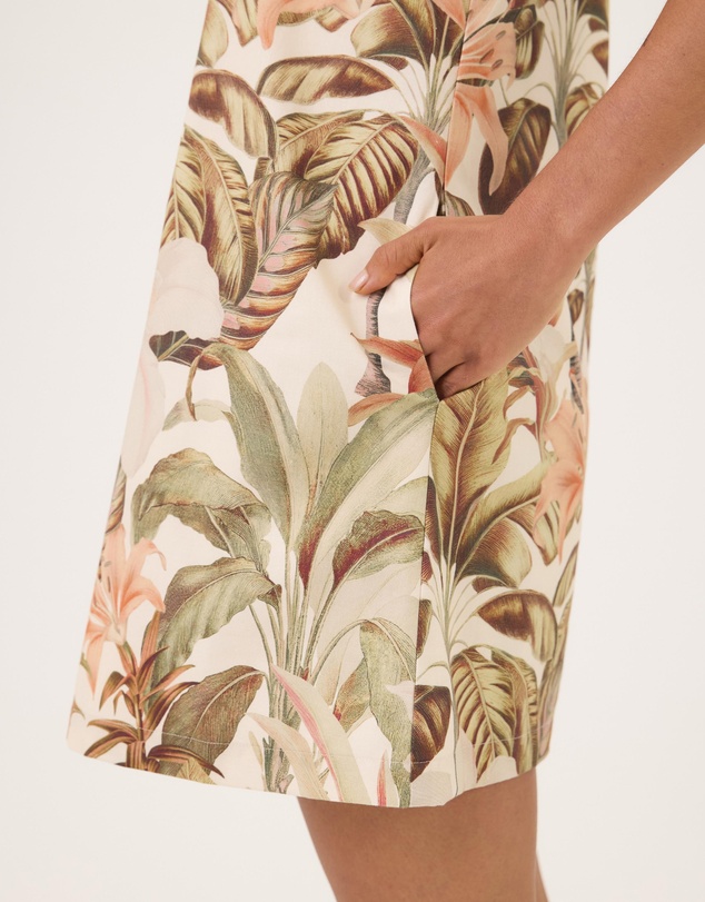 Atmos&Here - Lily Cotton Mini Shift Dress
