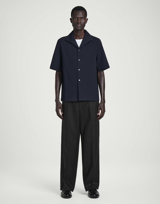 COS - Camp-Collar Seersucker Shirt