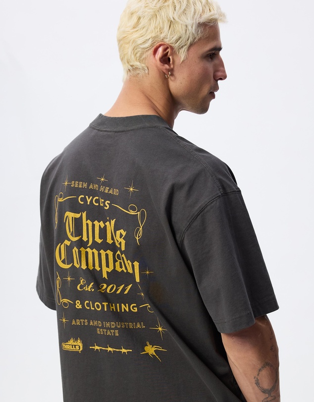 Thrills - Seen Heard Oversize Box Crop Tee
