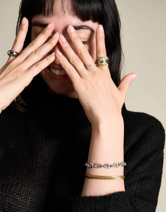 Fossil - Heritage Silver Tone Bracelet