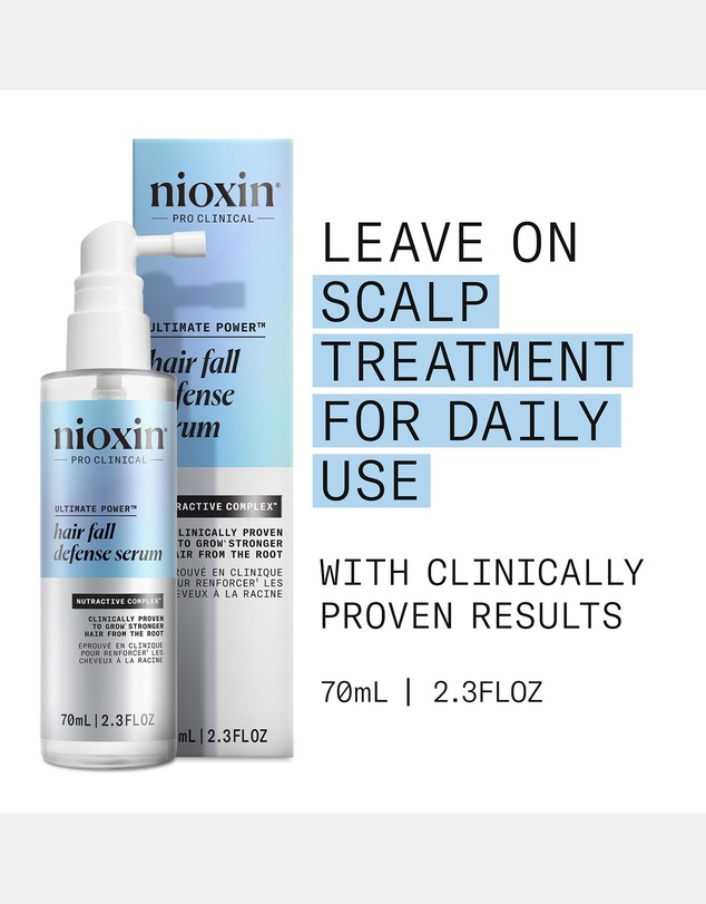 Nioxin - Nioxin Professional Hair Fall Defense Serum Leave-In Scalp Treatment For Thinning Hair