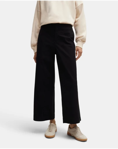 BOSS - Stretch Cotton Twill Relaxed-Fit Trousers