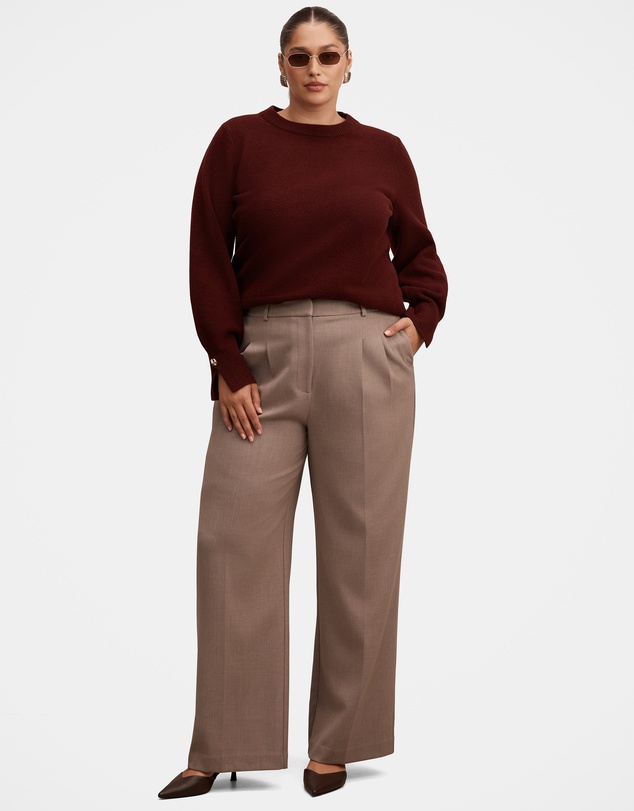 Forever New Curve - Ellie Curve Cuff Detail Sweater