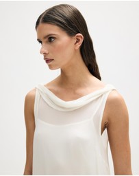 Minima Esenciales - Mika Scarf Maxi Dress